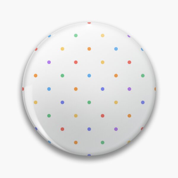 Item preview, White and Pastel Rainbow Tiny Polka Dot Pattern Cute Aesthetic designed and sold by ElGhazal-Art.