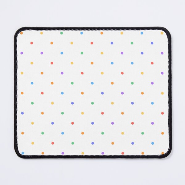 Item preview, White and Pastel Rainbow Tiny Polka Dot Pattern Cute Aesthetic designed and sold by ElGhazal-Art.