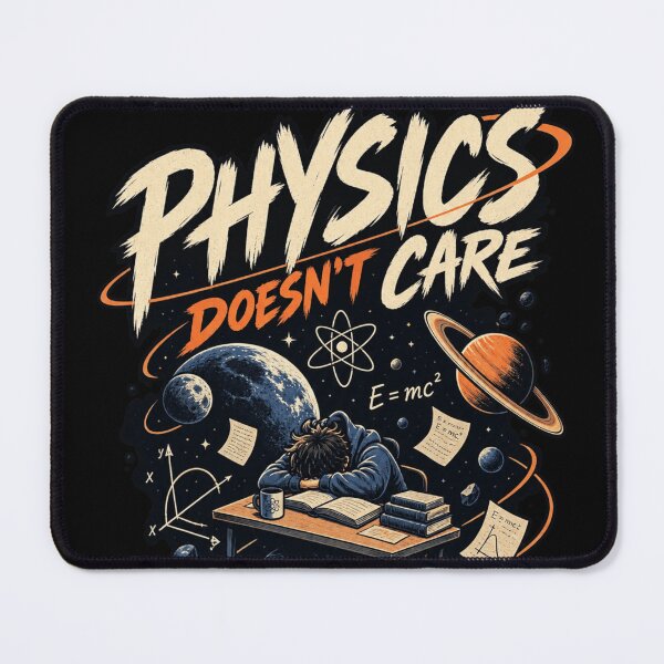 Item preview, Physics Doesn't Care - Funny Science Student Astronomy Space Art designed and sold by AstroPal28.