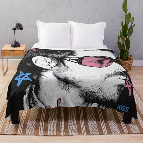 Item preview, Pink & Blue Pop - Neon Rebel Portrait designed and sold by Donald-Bryantt.