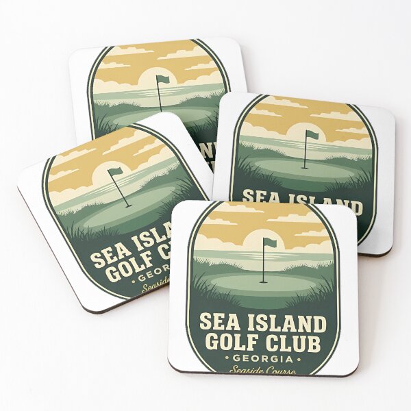 Item preview, Sea Island Georgia Seaside Golf Club Vintage Badge Sticker designed and sold by DetourDgn.
