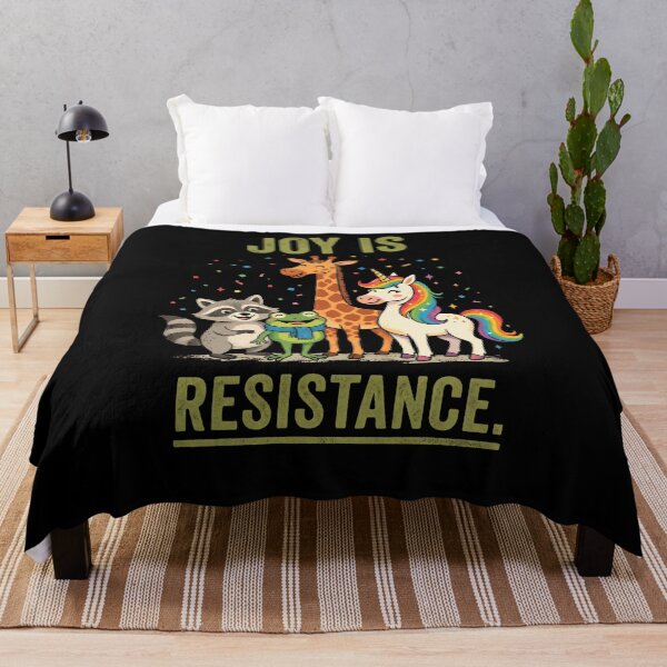 Item preview, Joy Is Resistance Positive Mindset Happiness Resilience Empowerment designed and sold by w66aboo.