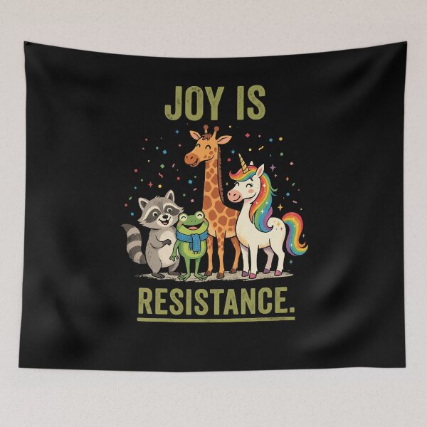 Item preview, Joy Is Resistance Positive Mindset Happiness Resilience Empowerment designed and sold by w66aboo.