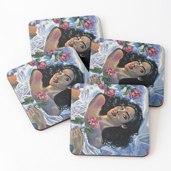 Item preview, Dreamy Painting of a Woman Contemporary designed and sold by aleksartdoodles.