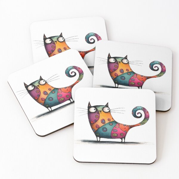 Item preview, Bright cat with big eyes designed and sold by anytka.