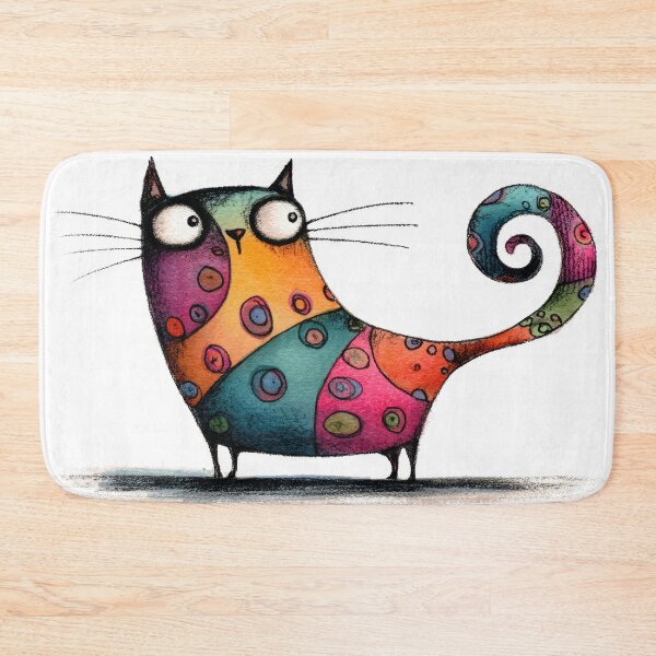 Item preview, Bright cat with big eyes designed and sold by anytka.