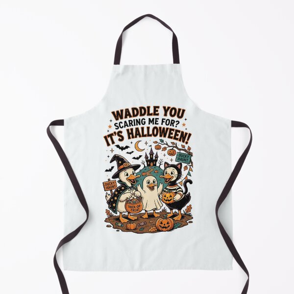Item preview, Are you scaring me for? Halloween ducks (or drakes) designed and sold by ParadoxParadox.