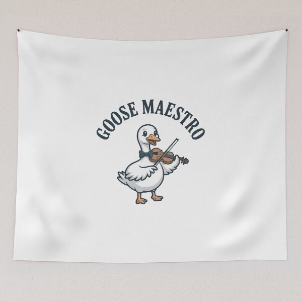 Item preview, "Funny Goose Maestro Violin - Humorous Gift T-Shirt" designed and sold by shaira6831.