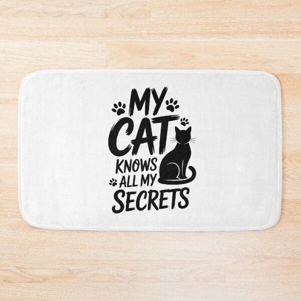 Item preview, MY CAT KNOWS ALL MY SECRETS designed and sold by jkrphoto.