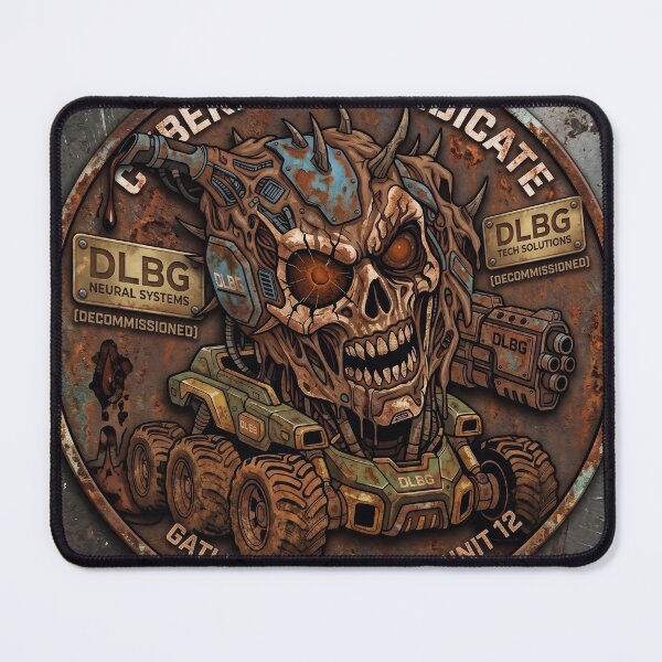 Item preview, Cyberpunk Syndicate Gatling Rover - Unit 12 (Rust Edition) designed and sold by DLBG-STORE.