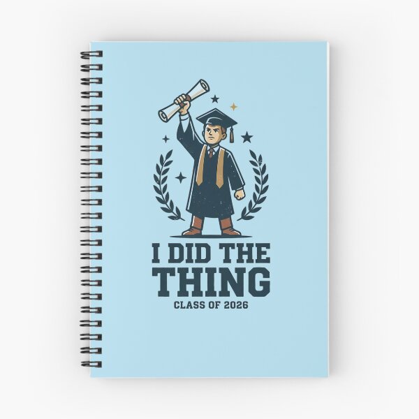 Item preview, I Did The Thing Class of 2026 Graduate Funny Diploma Laurel Aesthetic designed and sold by mood-draftsman.