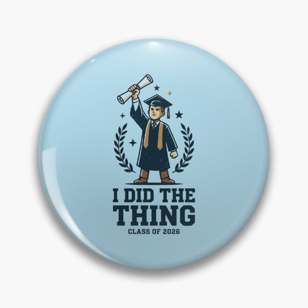 Item preview, I Did The Thing Class of 2026 Graduate Funny Diploma Laurel Aesthetic designed and sold by mood-draftsman.