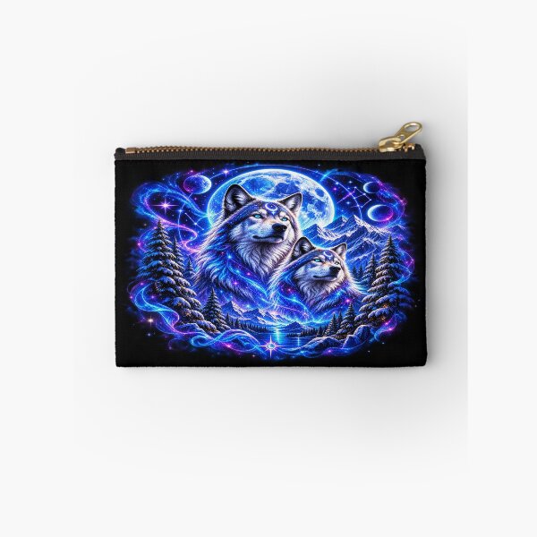 Item preview, Celestial Wolves – Guardians of the Moonlit Cosmos designed and sold by TroviTutto.