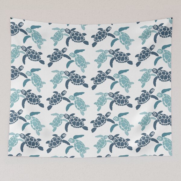 Item preview, Blue Sea Turtles designed and sold by xiao xuans.