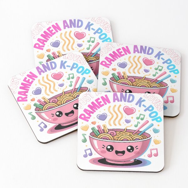 Item preview, Just A Girl Who Loves Ramen and K-Pop Girl Kpop K Pop designed and sold by EnigmaVista.