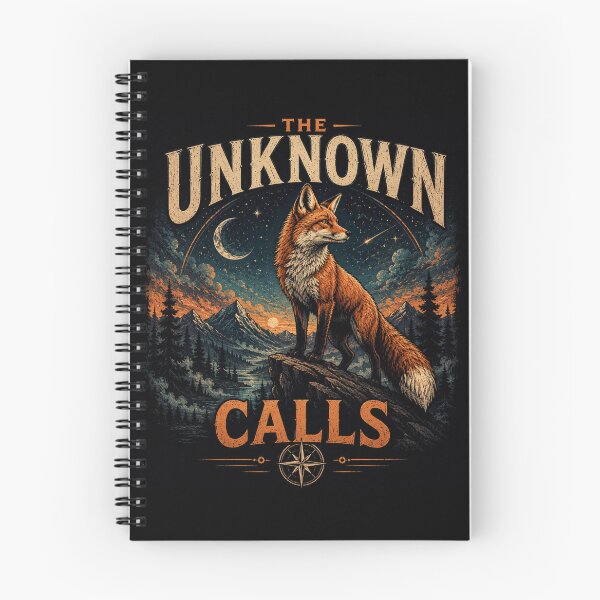 Item preview, The Unknown Calls – Surreal Fox Adventure Design designed and sold by Dogandesighn.