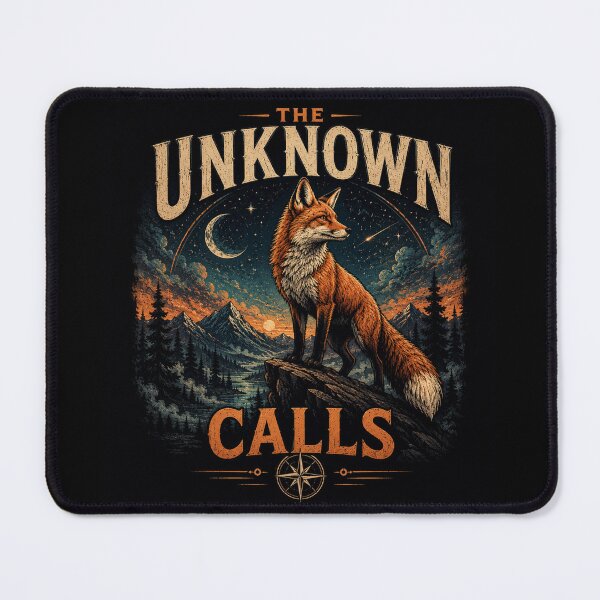 Item preview, The Unknown Calls – Surreal Fox Adventure Design designed and sold by Dogandesighn.
