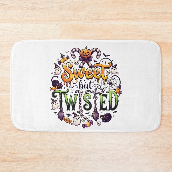 Item preview, Sweet But Twisted Halloween Spooky Cute Quote Ghost and Pumpkin designed and sold by serotonin75114.