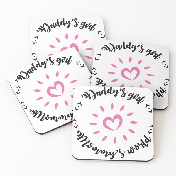 Item preview, Daddy's Girl Mommy's World Quote designed and sold by PaulBakera.