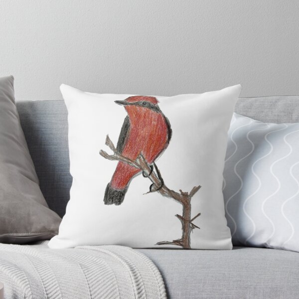 Item preview, Vermilion Flycatcher designed and sold by woodland-towers.