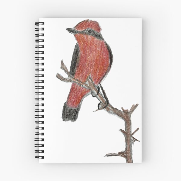 Item preview, Vermilion Flycatcher designed and sold by woodland-towers.