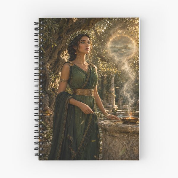 Item preview, Olive Oracle – Vision of the Sacred Grove designed and sold by SEIMEI2025.
