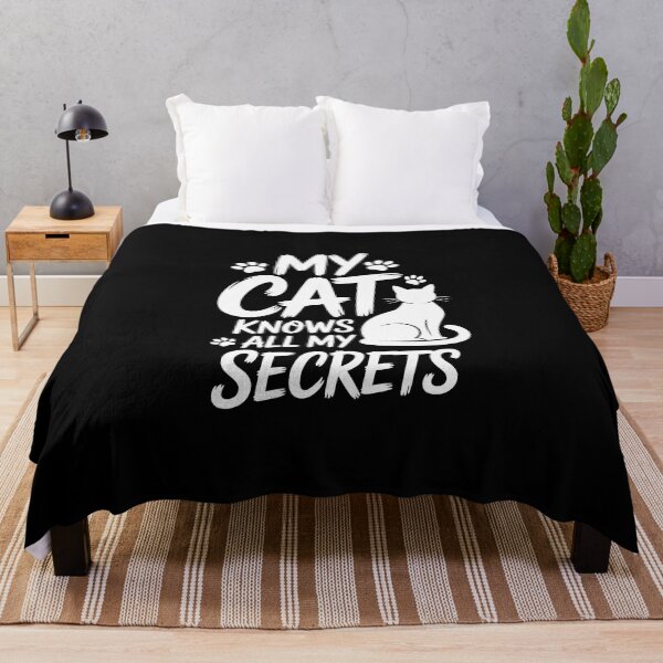 Item preview, MY CAT KNOWS ALL MY SECRETS designed and sold by jkrphoto.