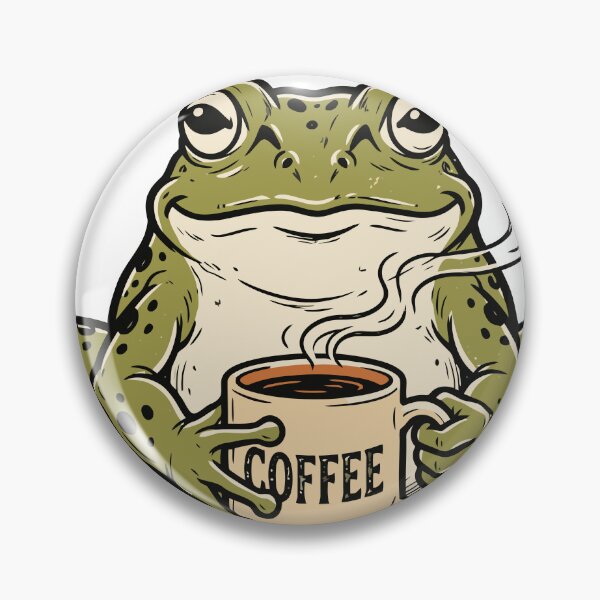 Item preview, More Espresso Less Depresso Funny Frog Coffee designed and sold by TEEDESIGMSTUDIO.