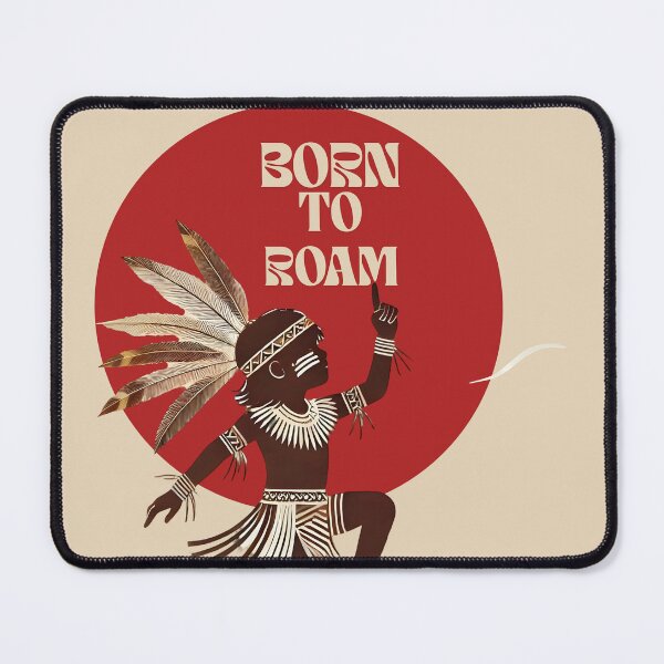 Item preview, Born to Roam - Vintage Native American Silhouette Art designed and sold by pazis00.