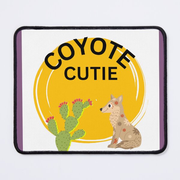 Item preview, Coyote cutie retro desert illustration  designed and sold by Jazzytouch.