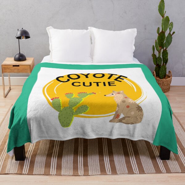 Item preview, Coyote cutie retro desert illustration designed and sold by Jazzytouch.