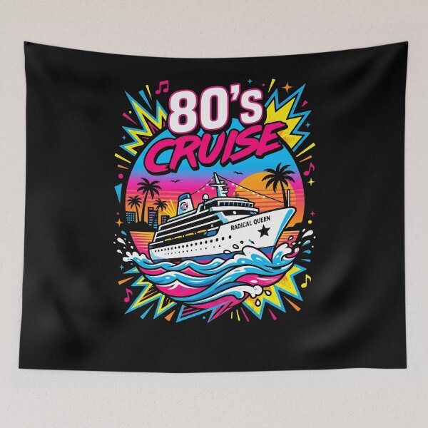 Item preview, 80's Cruise Retro Vacation Eighties Party designed and sold by w66aboo.