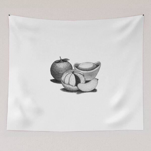 Item preview, Mandarin Graphite Pencil Art 1 designed and sold by F-Fireheart.
