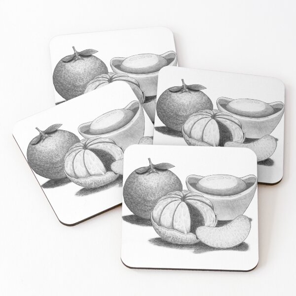 Item preview, Mandarin Graphite Pencil Art 1 designed and sold by F-Fireheart.