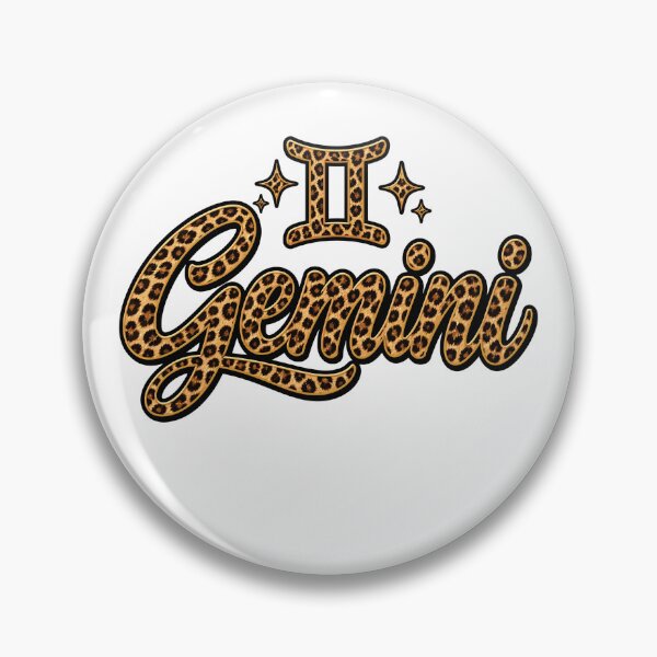 Item preview, Leopard Gemini | Animal Print Zodiac | Sassy Gemini designed and sold by ZIGLWORKS.
