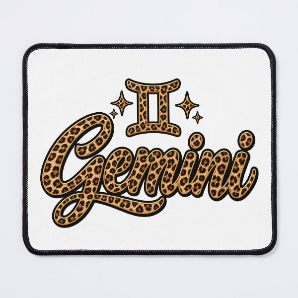 Item preview, Leopard Gemini | Animal Print Zodiac | Sassy Gemini designed and sold by ZIGLWORKS.