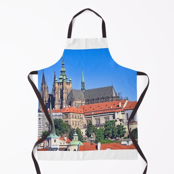 Item preview, Panoramic View of Prague Castle and St. Vitus Cathedral under Blue Sky designed and sold by goceris.