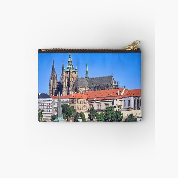 Item preview, Panoramic View of Prague Castle and St. Vitus Cathedral under Blue Sky designed and sold by goceris.