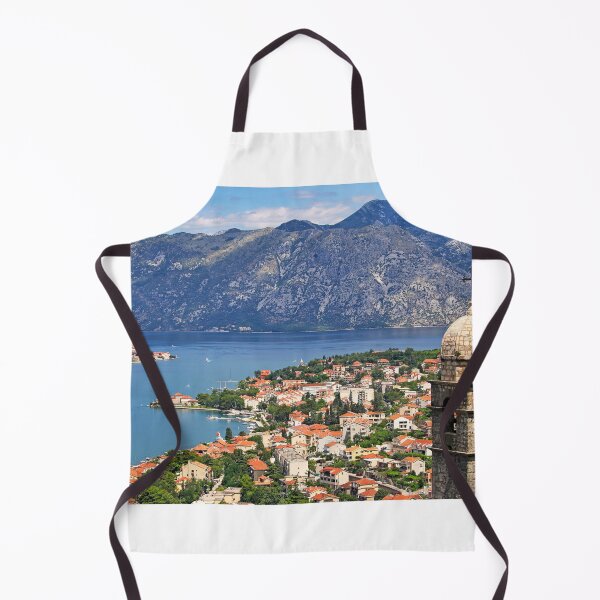 Item preview, Panoramic View of Kotor Bay through Historic Church Bell Tower, Montenegro designed and sold by goceris.