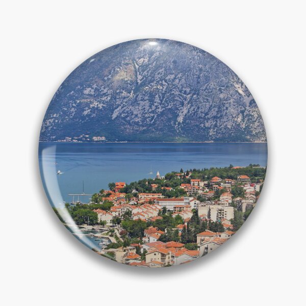 Item preview, Panoramic View of Kotor Bay through Historic Church Bell Tower, Montenegro designed and sold by goceris.