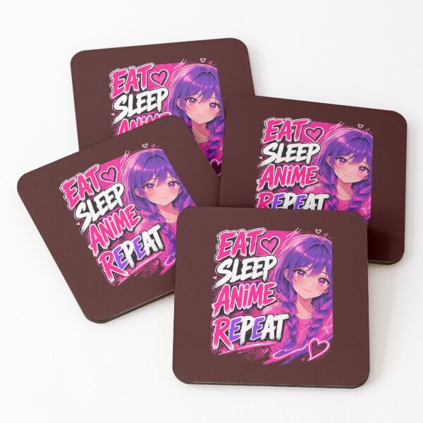 Item preview,  Eat Sleep Anime Repeat  designed and sold by hyunyoung17.