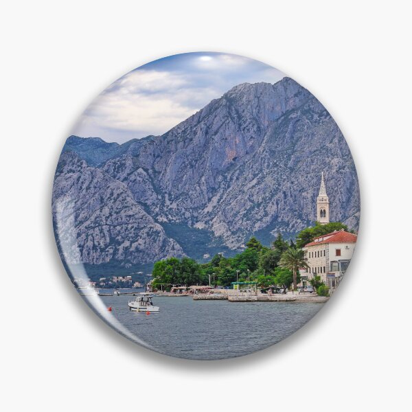 Item preview, Panoramic View of Bay of Kotor with Mountains and Coastal Village, Montenegro designed and sold by goceris.