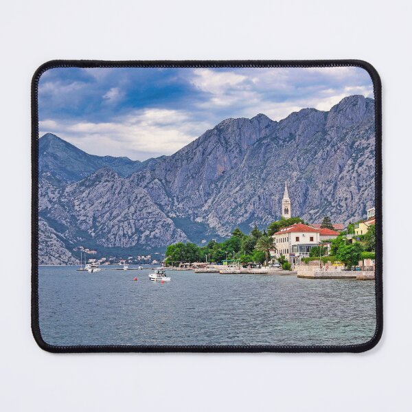 Item preview, Panoramic View of Bay of Kotor with Mountains and Coastal Village, Montenegro designed and sold by goceris.