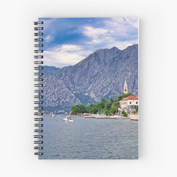 Item preview, Panoramic View of Bay of Kotor with Mountains and Coastal Village, Montenegro designed and sold by goceris.