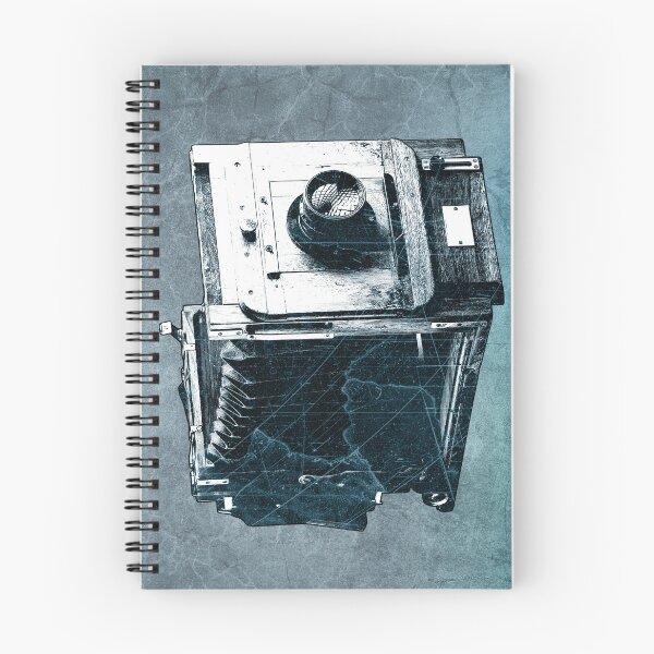 Item preview, Blue-tinted Antique Victorian Camera Large Format Dark Gothic Photography designed and sold by Ghoul Enterprises.