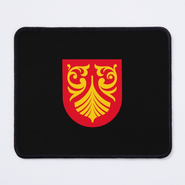 Item preview, Vestfold og Telemark Coat of Arms - Norwegian Viking Ship Heraldry designed and sold by Heraldry design.