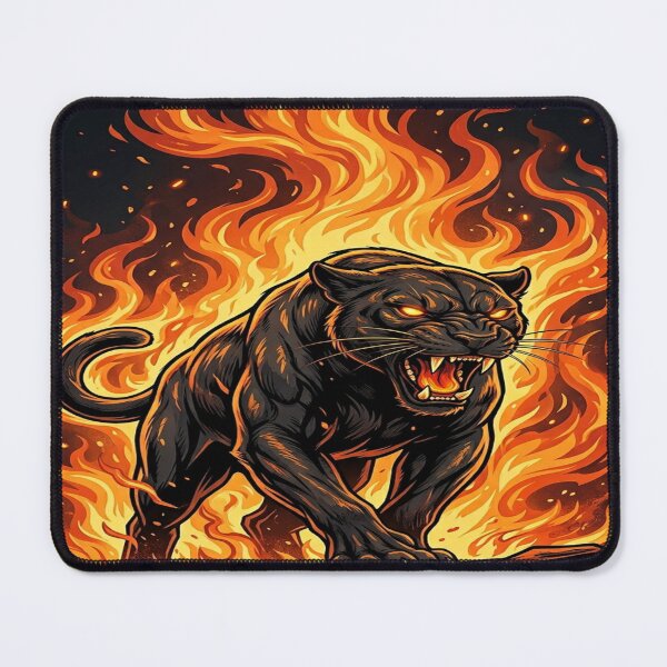Item preview, Panther with Fire designed and sold by Mmarchi1991.