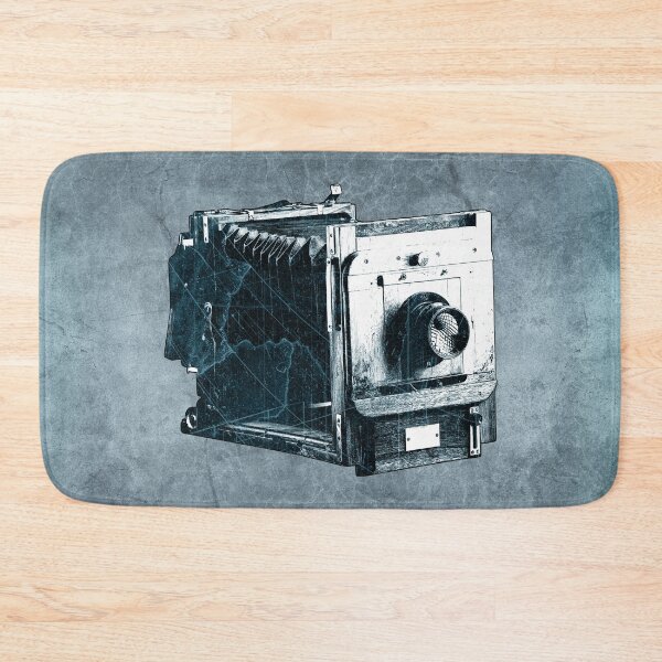Item preview, Blue-tinted Antique Victorian Camera Large Format Dark Gothic Photography designed and sold by Ghoul Enterprises.