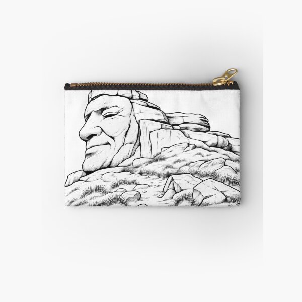 Item preview, Old Man of Mow – Staffordshire Gritstone Landmark Line Art designed and sold by Tee Visions.