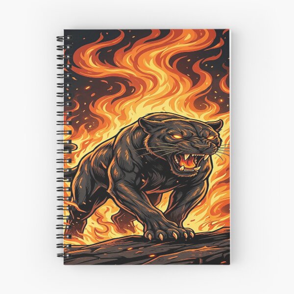 Item preview, Panther with Fire designed and sold by Mmarchi1991.